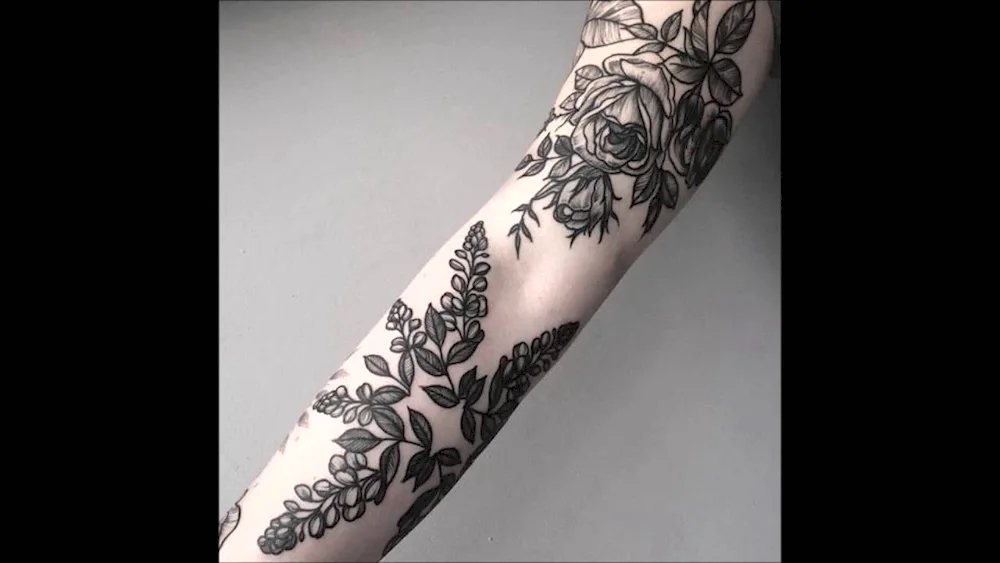 Blackwork half sleeve