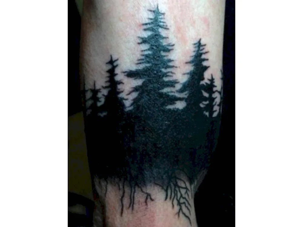 Blackwork forest