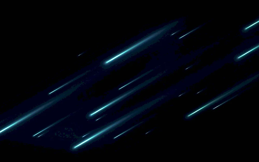 Blicks on black background
