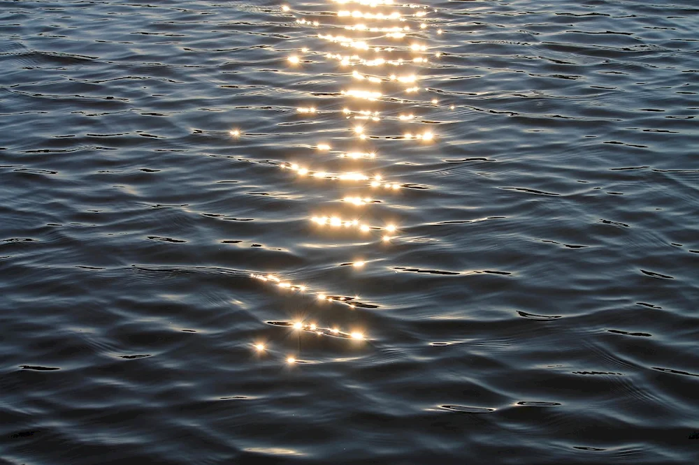 Glare on water