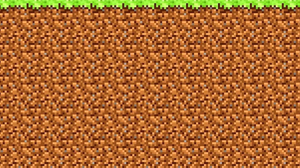 Grass block minecraft 2d