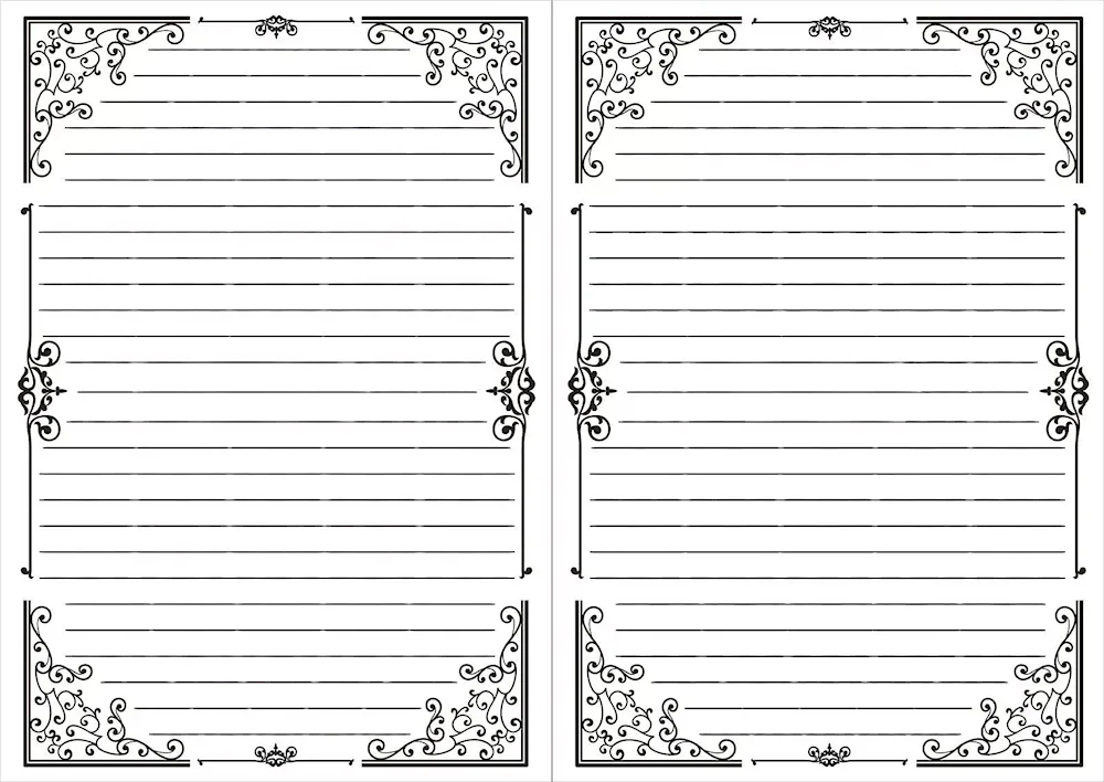 Sheet of notepad