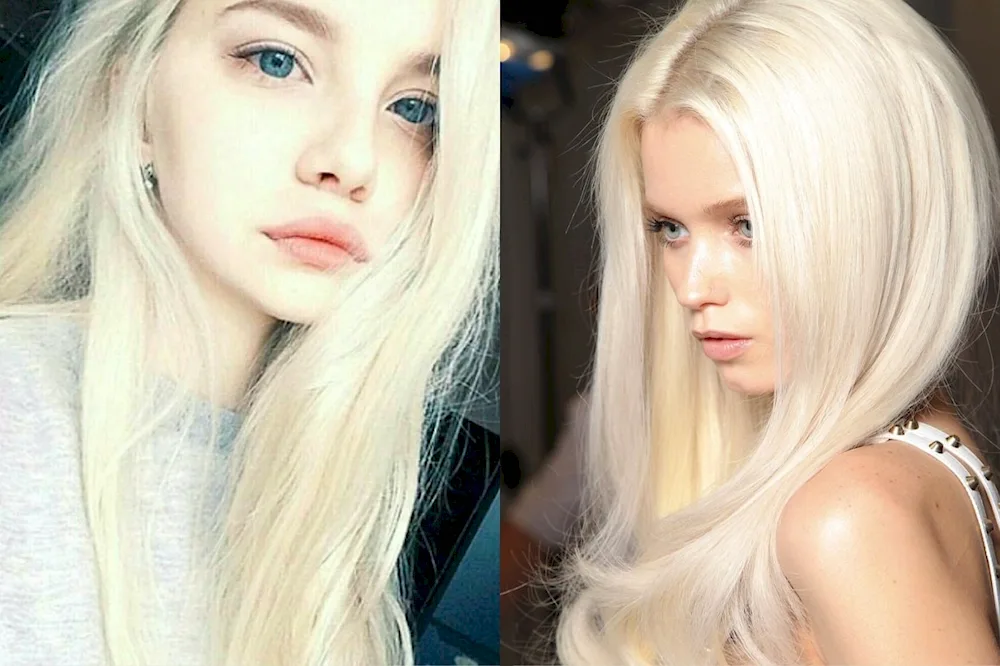 Blond beautiful shade
