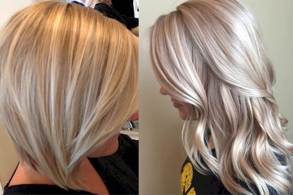 Dark blonde balayage