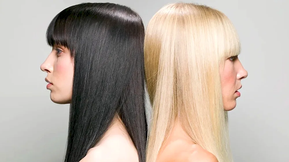 Black to blonde