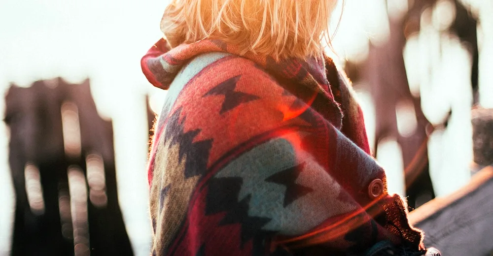 Blonde brown hair with back autumn