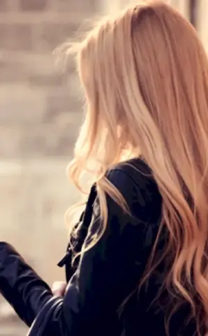 Blonde with long hair