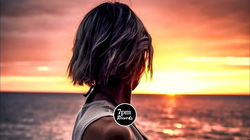 Blonde with a back bob
