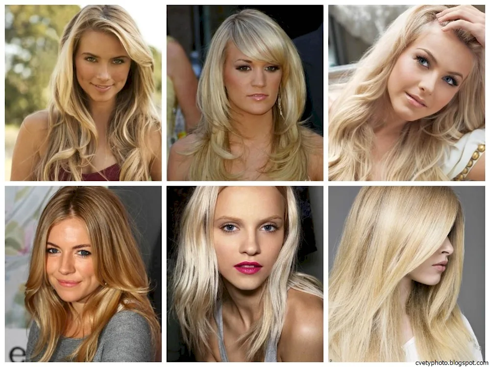 Light blonde hair shades