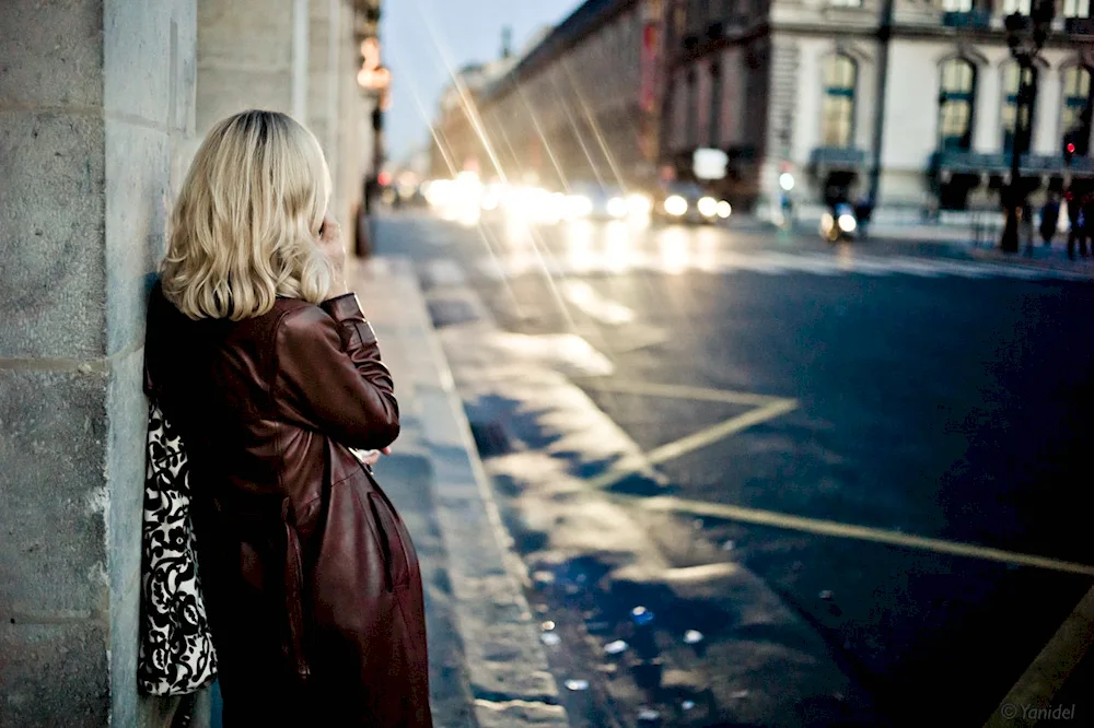 Blonde in the city