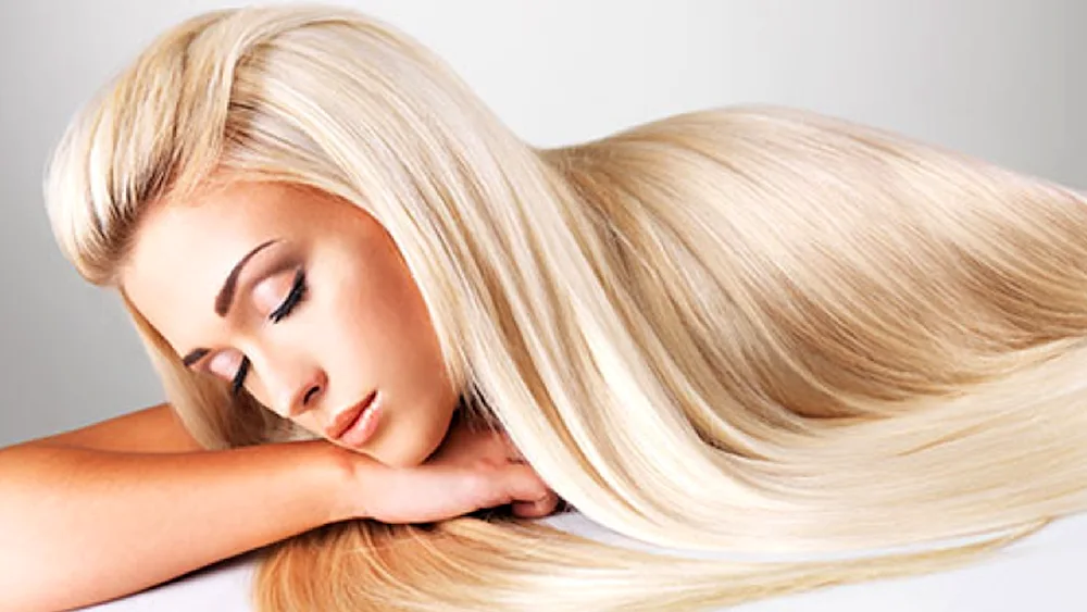 Blonde hair
