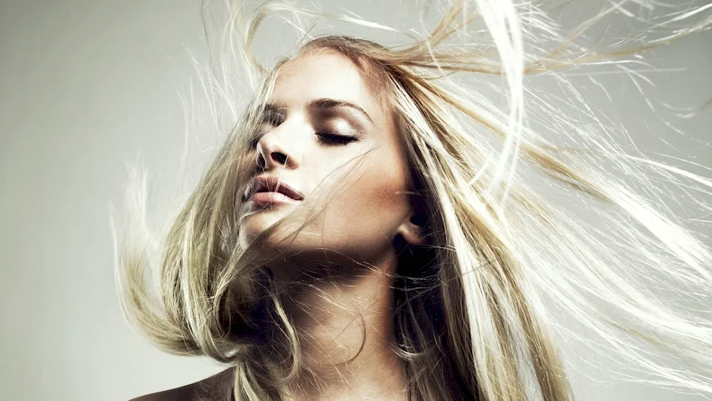 Blonde hair