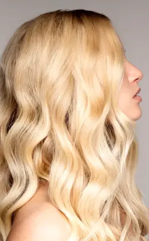 Blonde hair