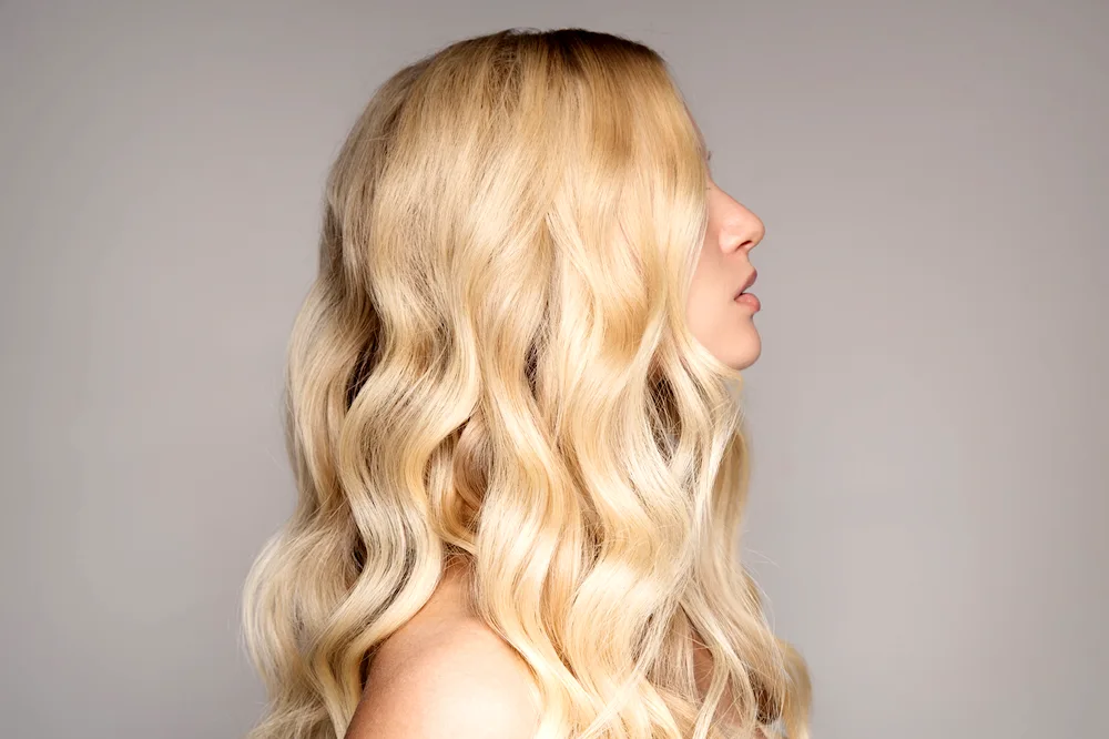 Blonde hair