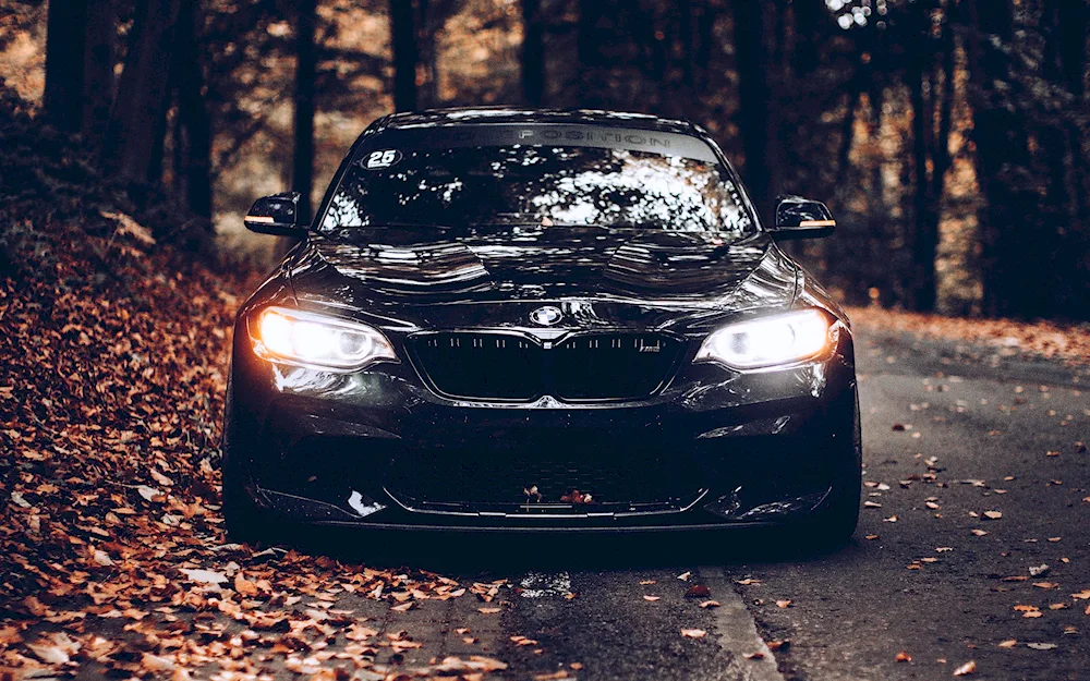 BMW black 4k