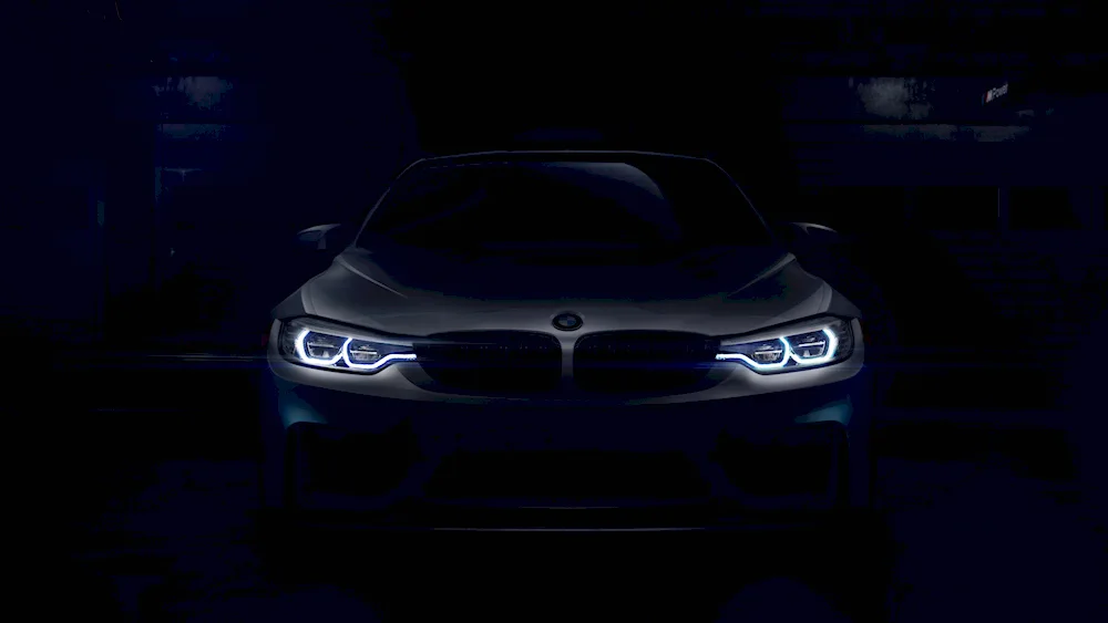 BMW f10 in the dark