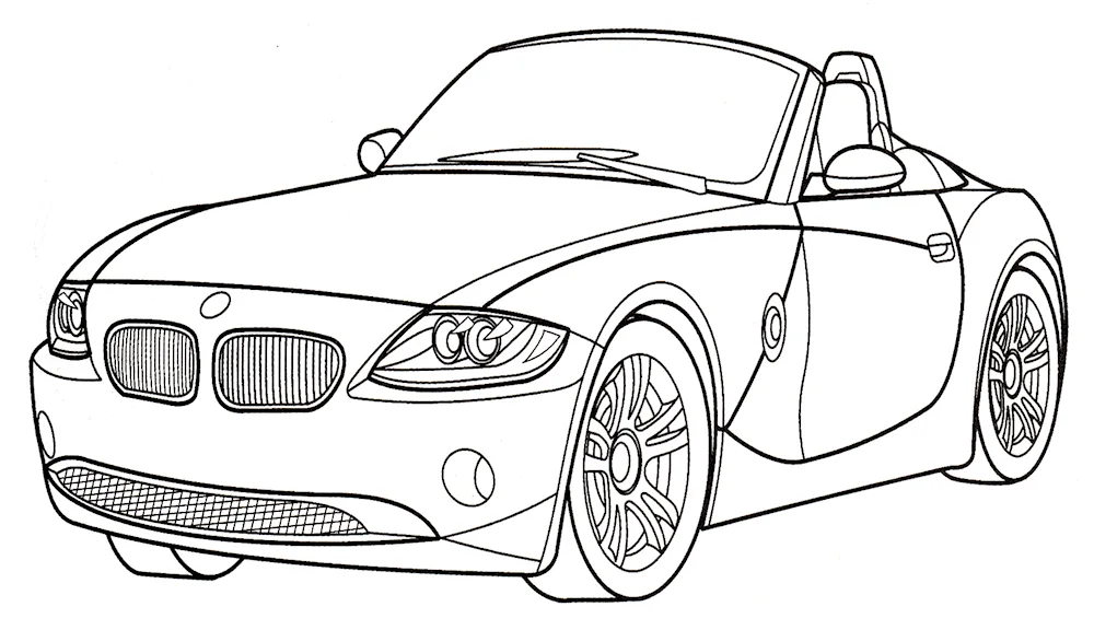 BMW colouring book for boys for boys