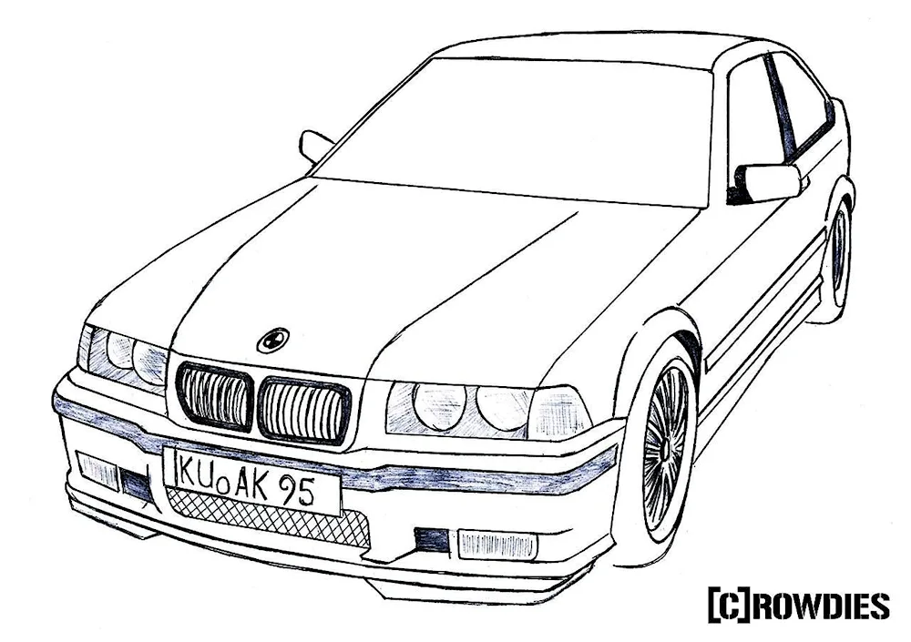 BMW e46 vector