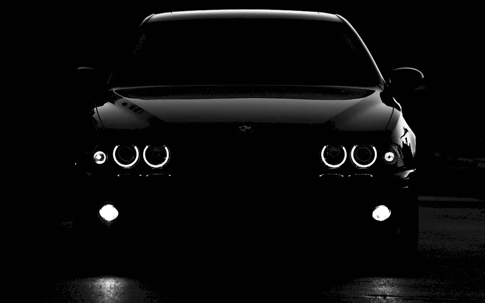 BMW f10 in darkness