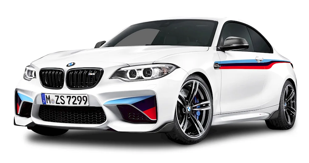 BMW m2 Coupe white