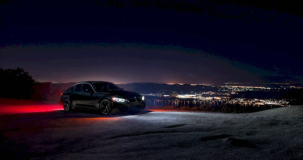 BMW m3 f80 at night