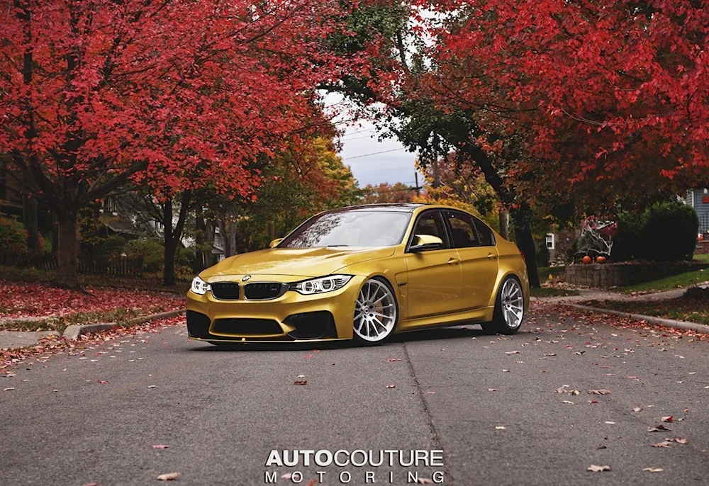 BMW m3 f80 Yellow