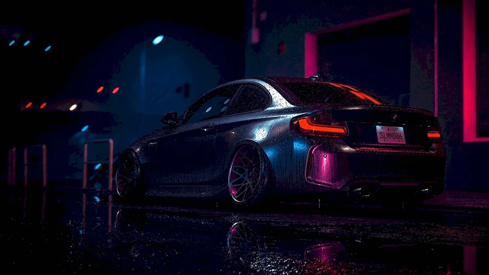 BMW m5 neon