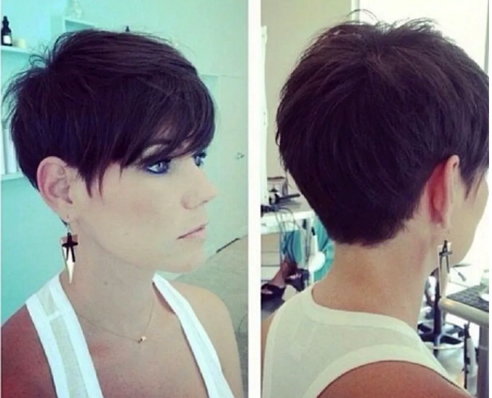 Pixie undercut bob