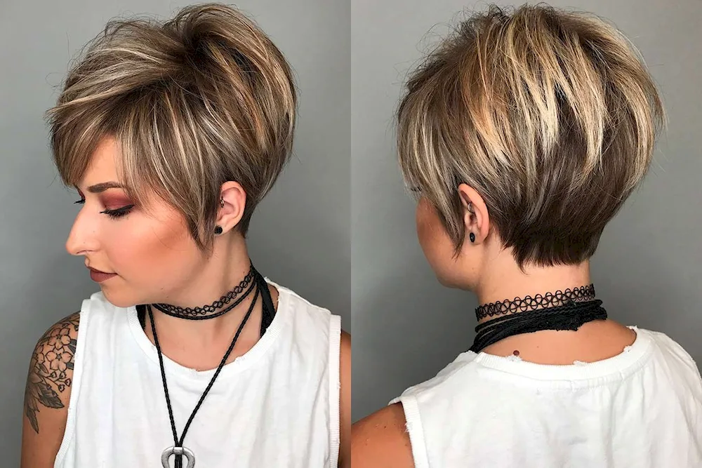 Cascade Bob Pixie bob haircut