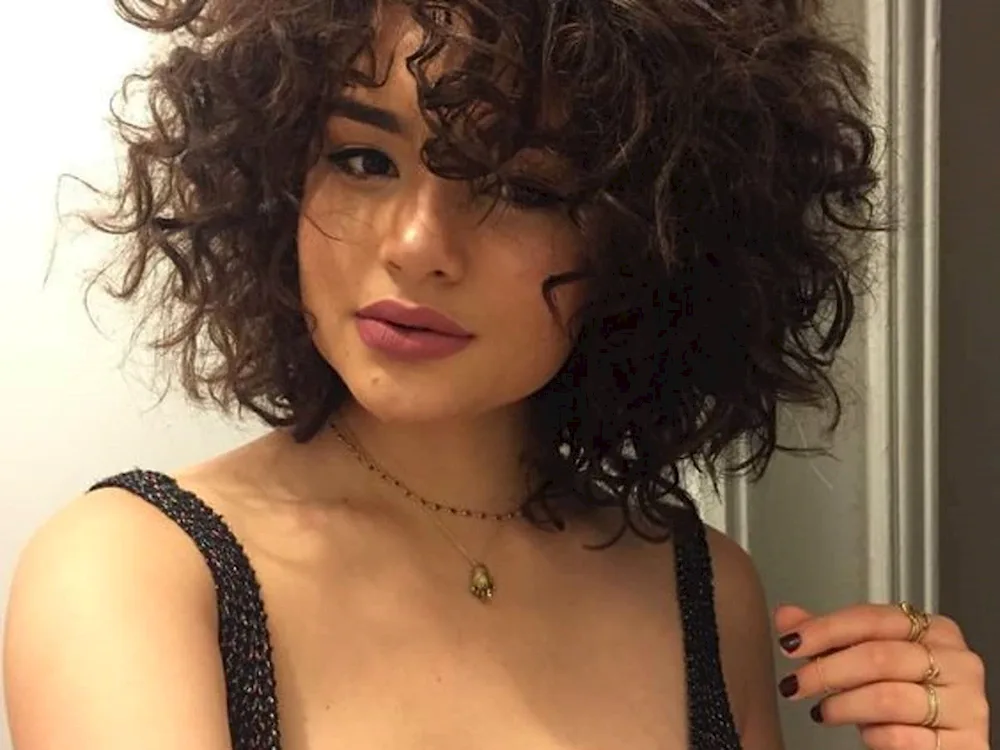 Kristina Cherkasova Afro curls