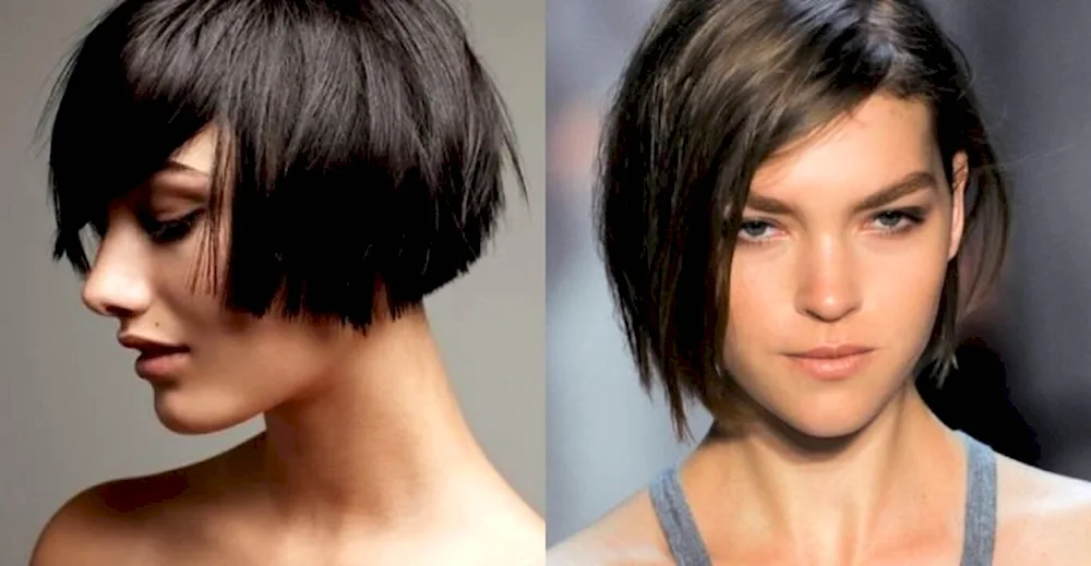 Bob bob bob bob with graduated asymmetry