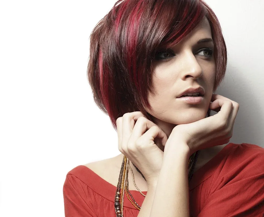 Creative colouring for short haircuts