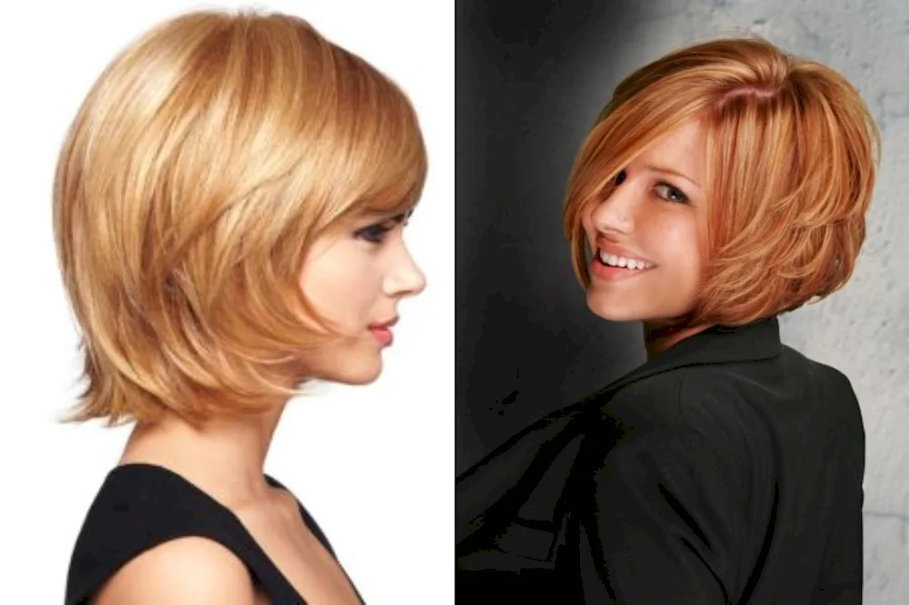Middle hair haircuts for women