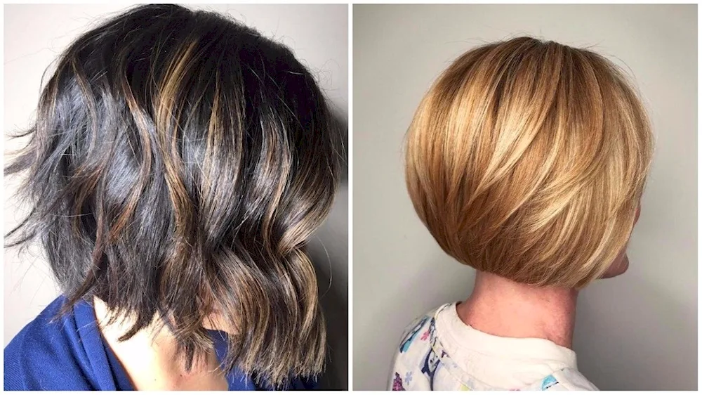Graduated Bob Cascade haircutGavroche Bob