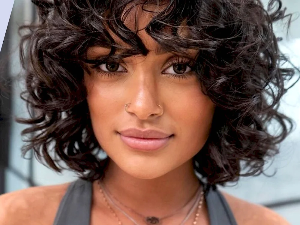 Curly haircut for curly hair