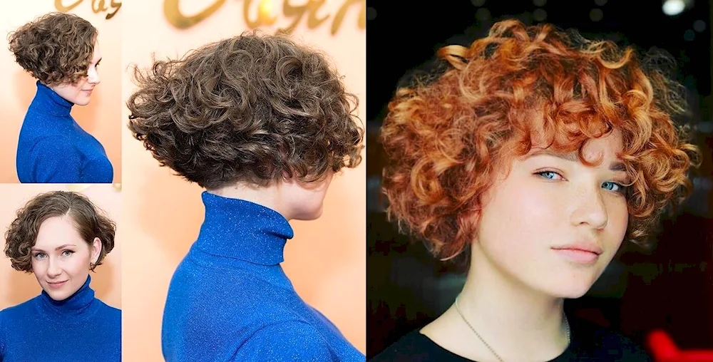 Curly Bob model