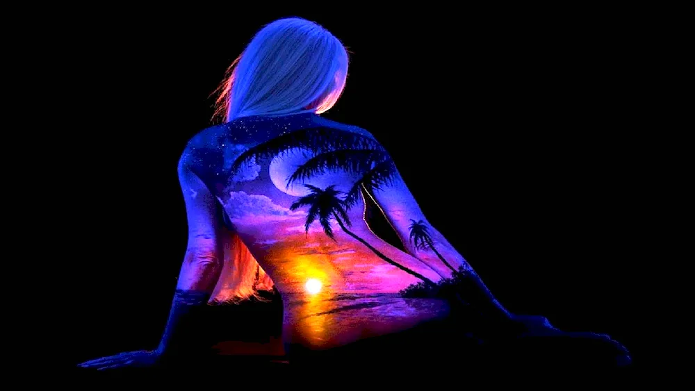 Body- art by artist John Poppleton
