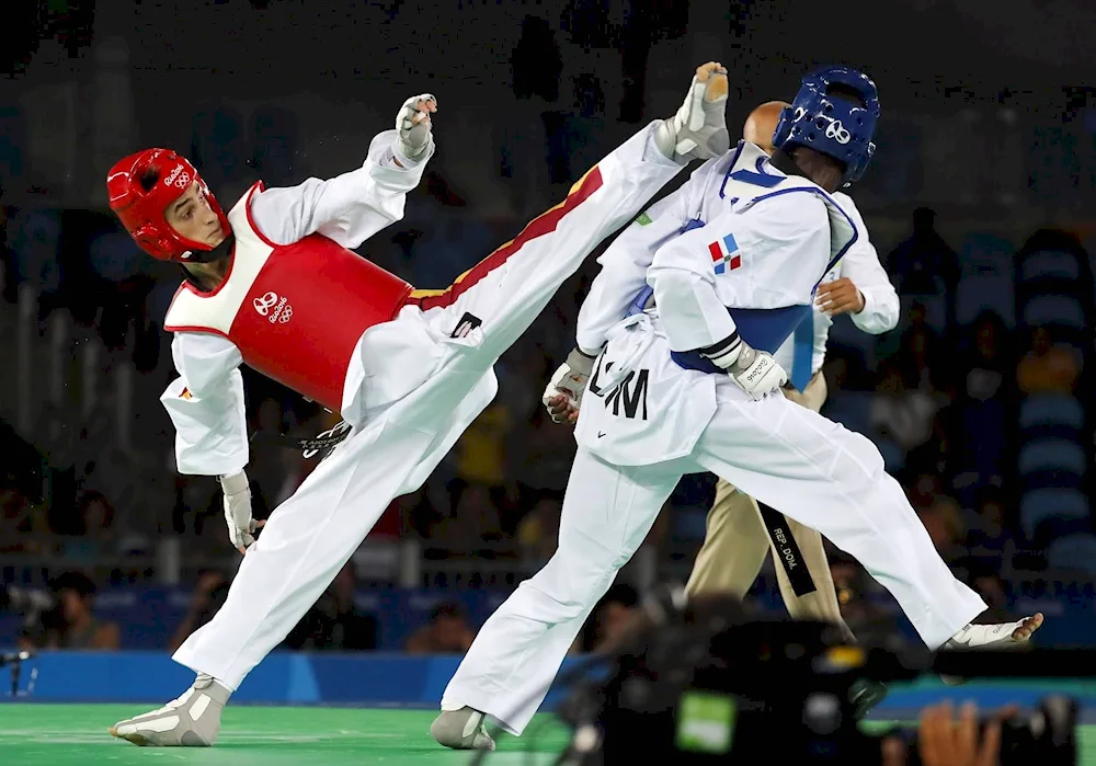 Martial art of taekwondo ITF