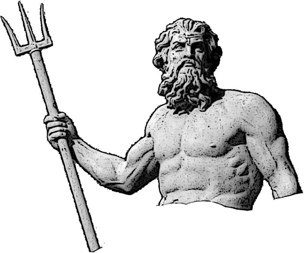 The god Neptune in ancient Rome