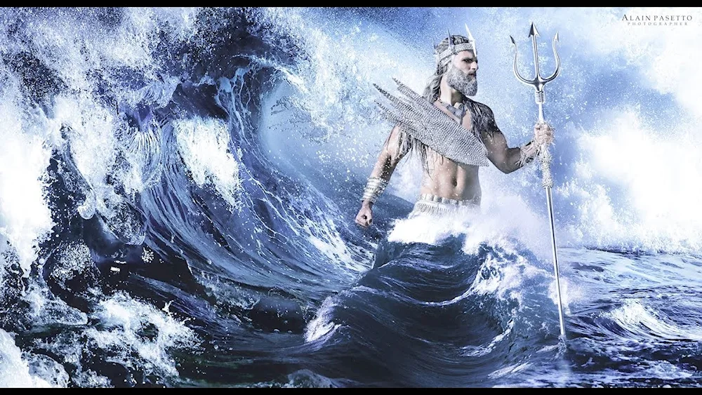 God of Poseidon mythology. Greek