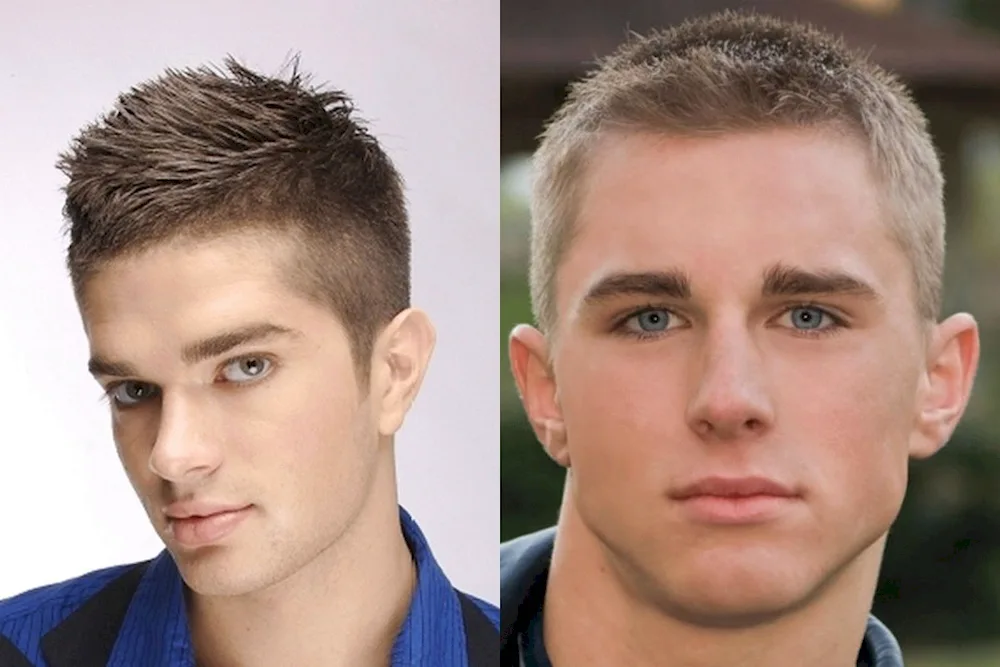 David Beckham haircut half-box