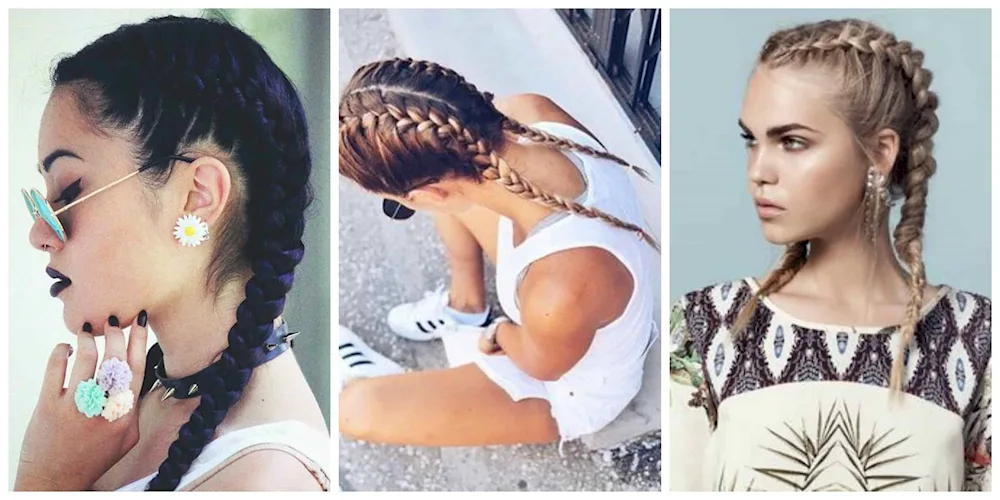 French Boxer braids- Braids