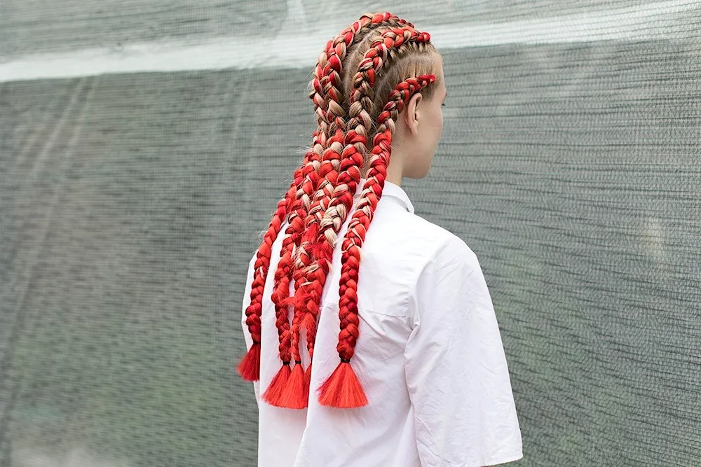 Boxer braids with kanekalon kanekalon