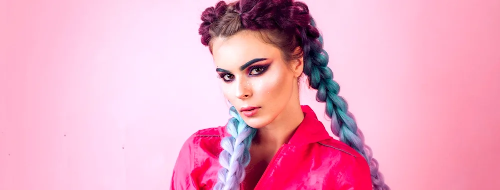 Boxer braids with Kanekalon