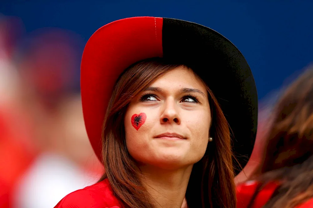 Albanian national team supporters