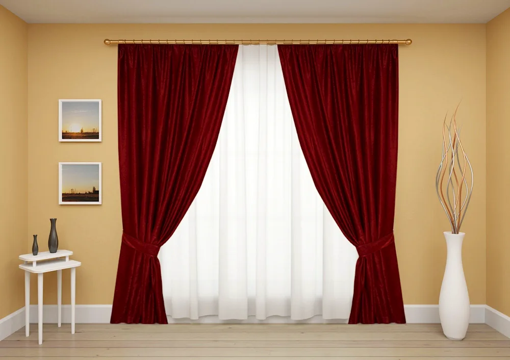 Bordeaux curtains