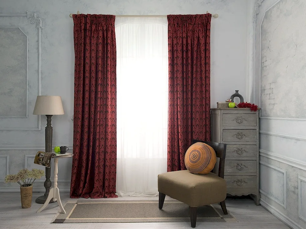 Bordeaux curtains