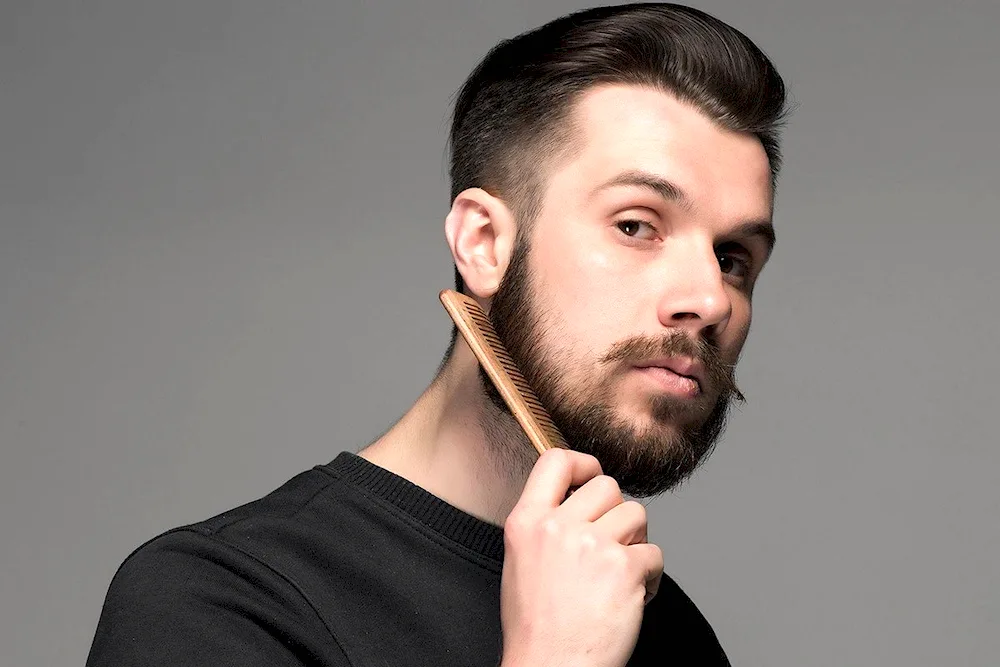 Barber man with beard
