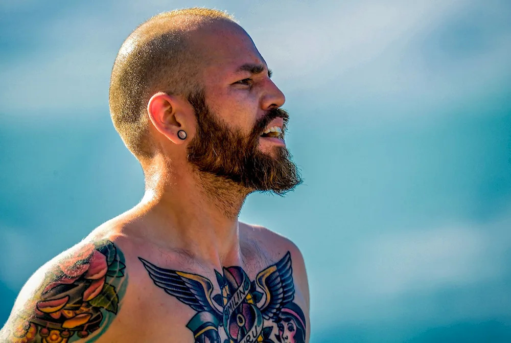 Ducktail beard