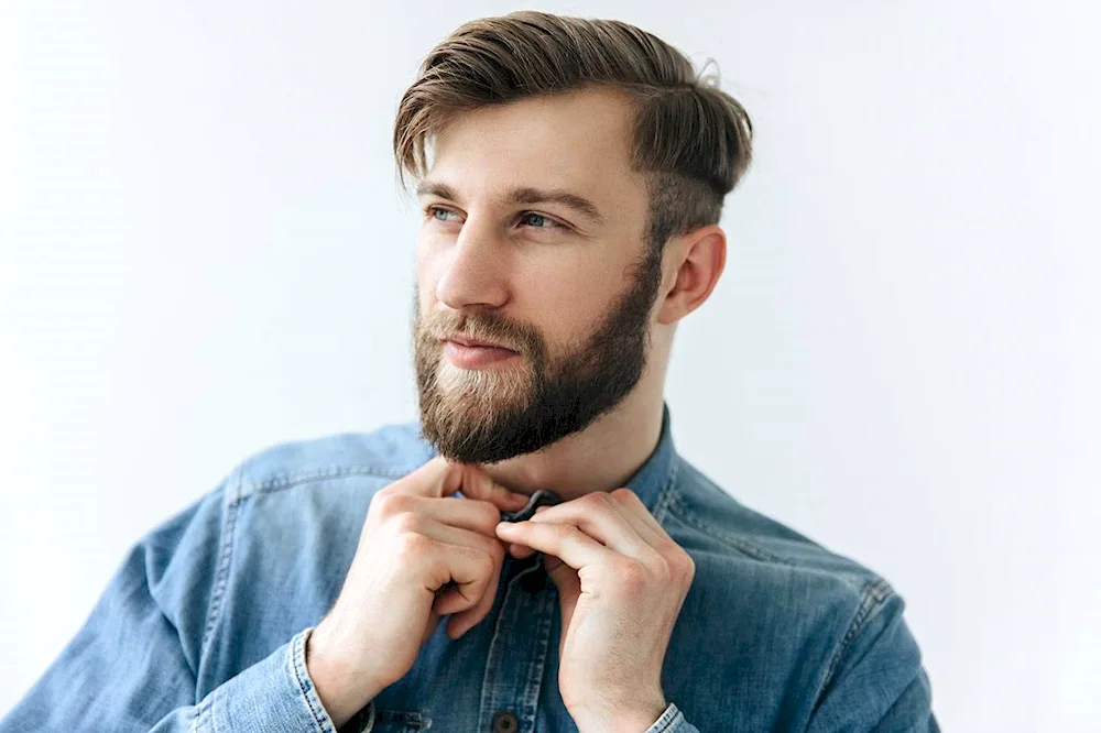 Ducktail beard short
